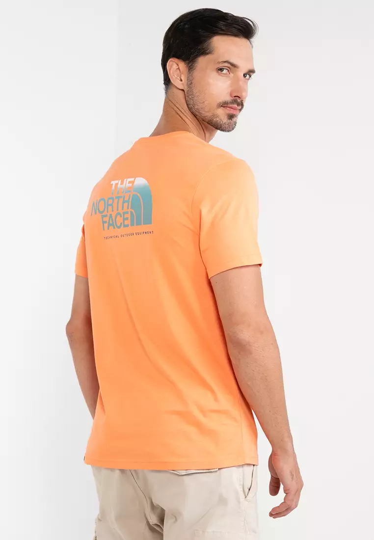 The north face online t shirt orange