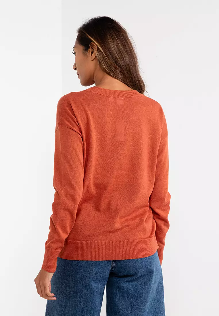 Gap orange sweater hotsell