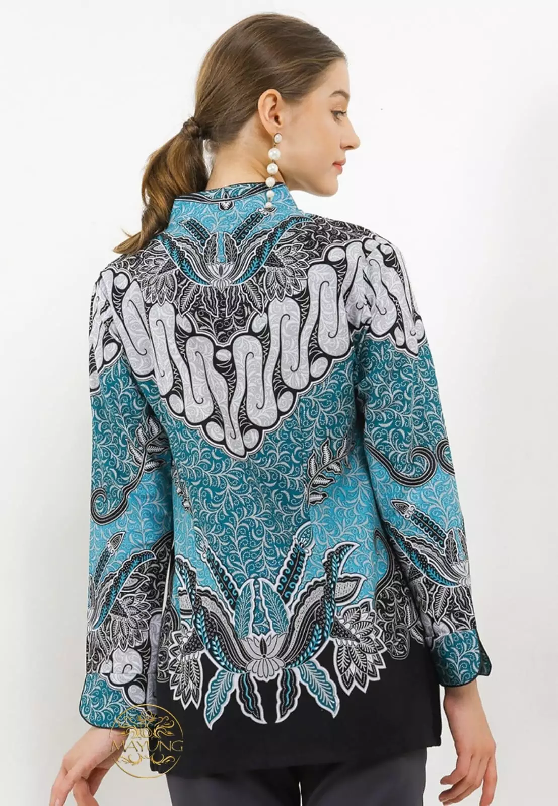Blouse Batik Gelung Hejo Premium Slimfit Elegant