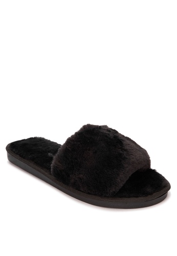 Black bedroom slippers Clearance