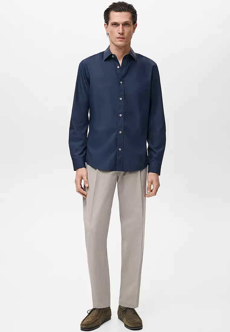 Regular-Fit 100% Cotton Shirt