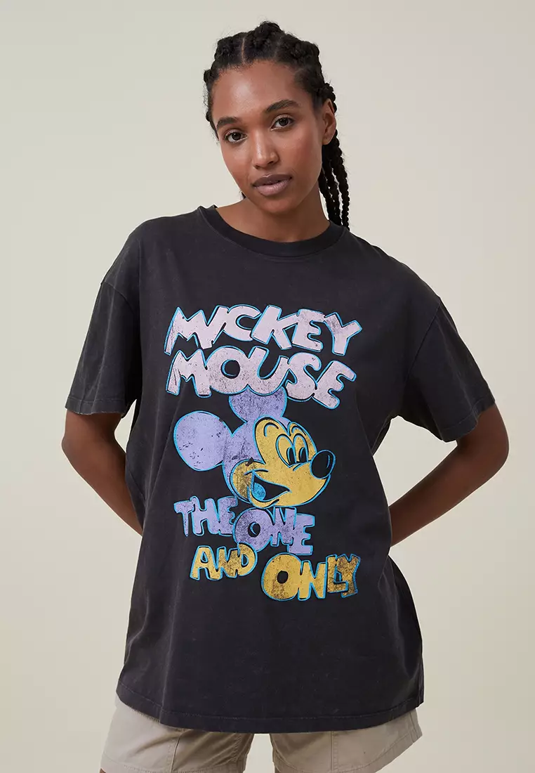 Mickey Oversized Fit Licensed Graphic Tee