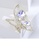 Glamorousky white Fashion Temperament Plated Gold Hollow Butterfly Brooch with Cubic Zirconia DA004AC565CDC9GS_4