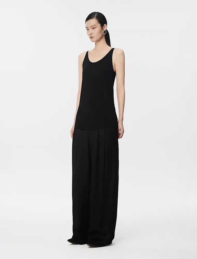 High-Waisted Wide Leg Ultra Long Pants