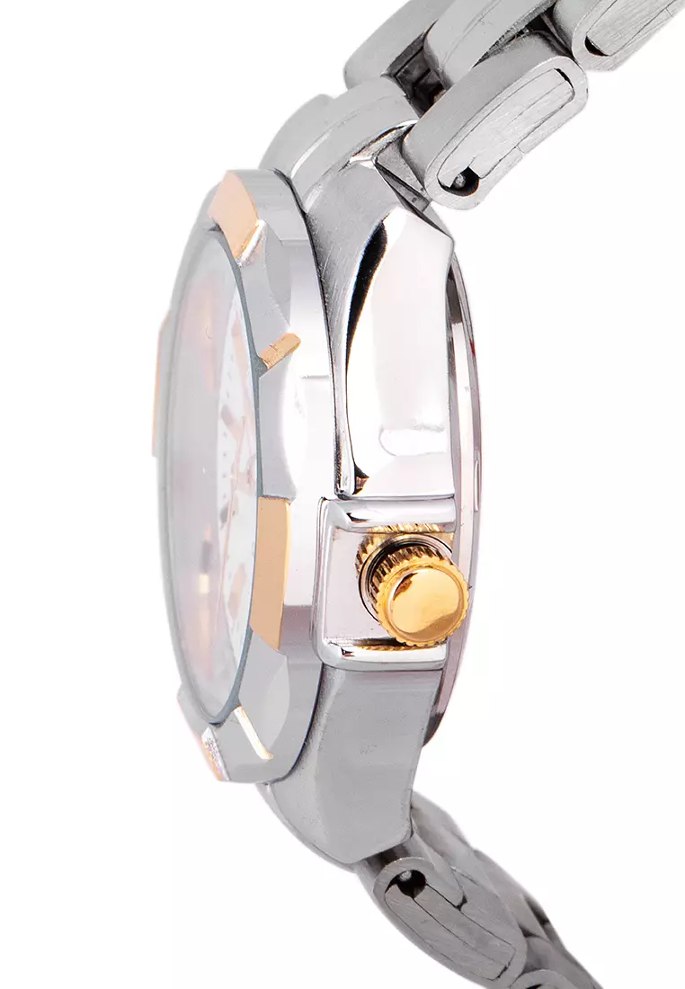 Analog Watch 20122263-Two Tone Ves - Wht Dial Line