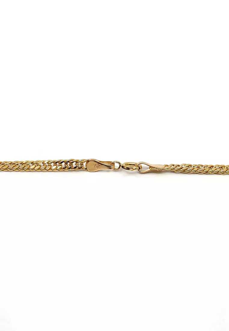 18K Italian Made Yellow Gold Necklace