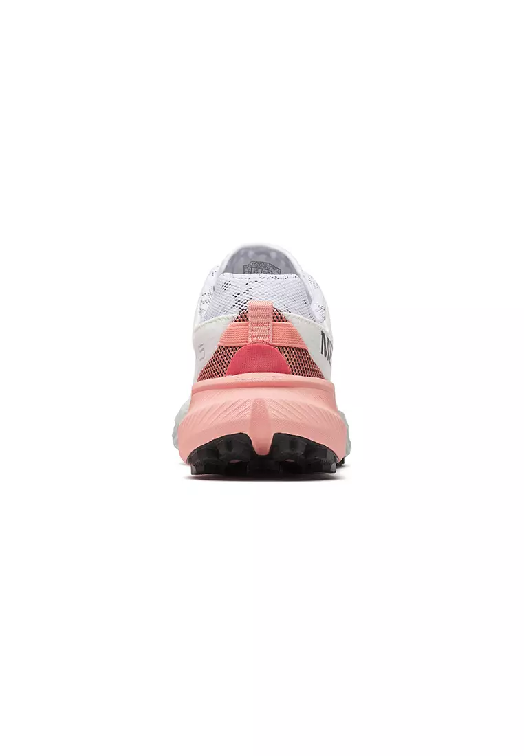 Agility Peak 5 – White/Soft Coral Women’s Trail Running Shoes