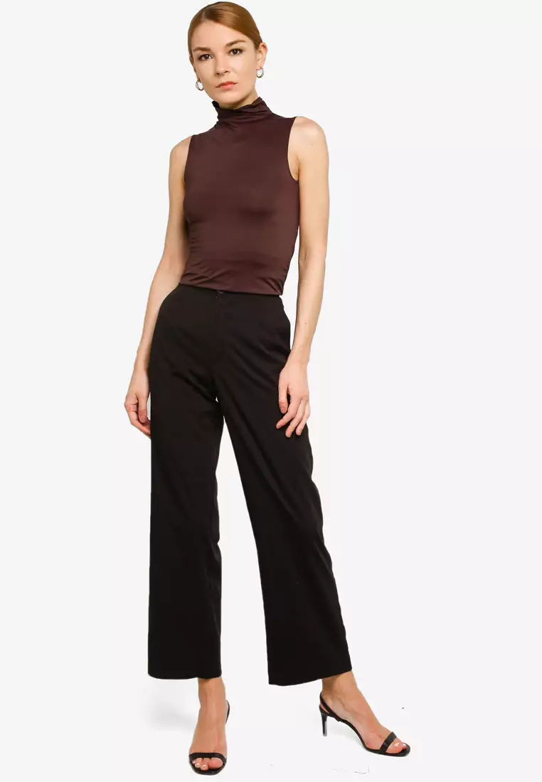 Buy Gene Martino Wide Ankle Pants 2024 Online | ZALORA Philippines