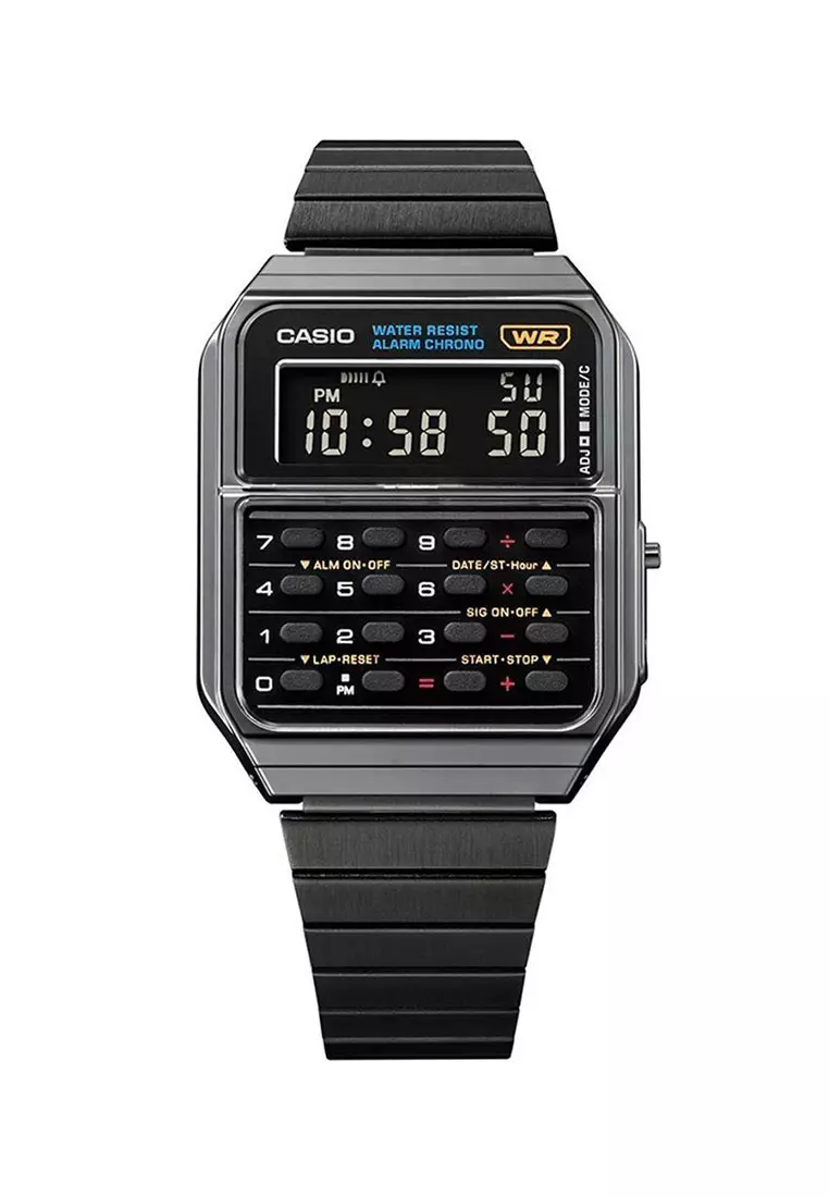 Jual CASIO Casio Jam Tangan - Black - Stainless Steel - CA-500WEGG-1BDF ...