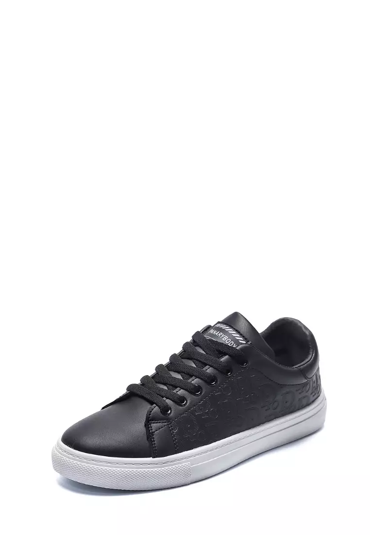 Sneakers Sekolah Pria Motif Polos JB702