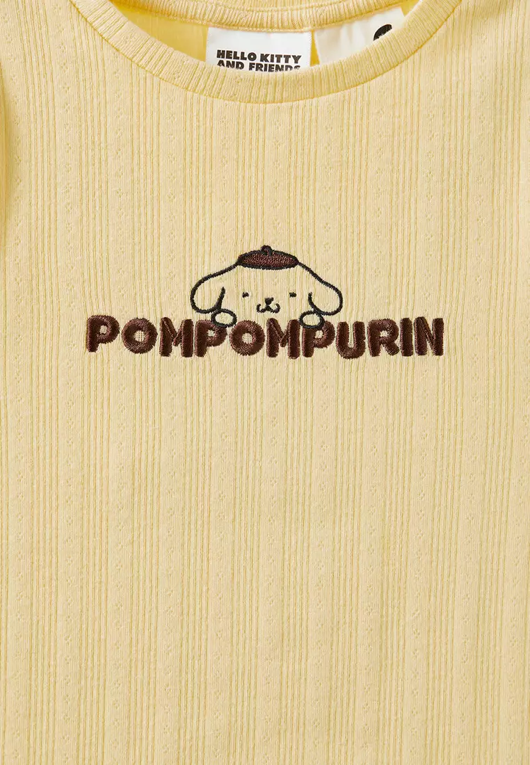 Licensed Raya Baby Tee - Pointelle