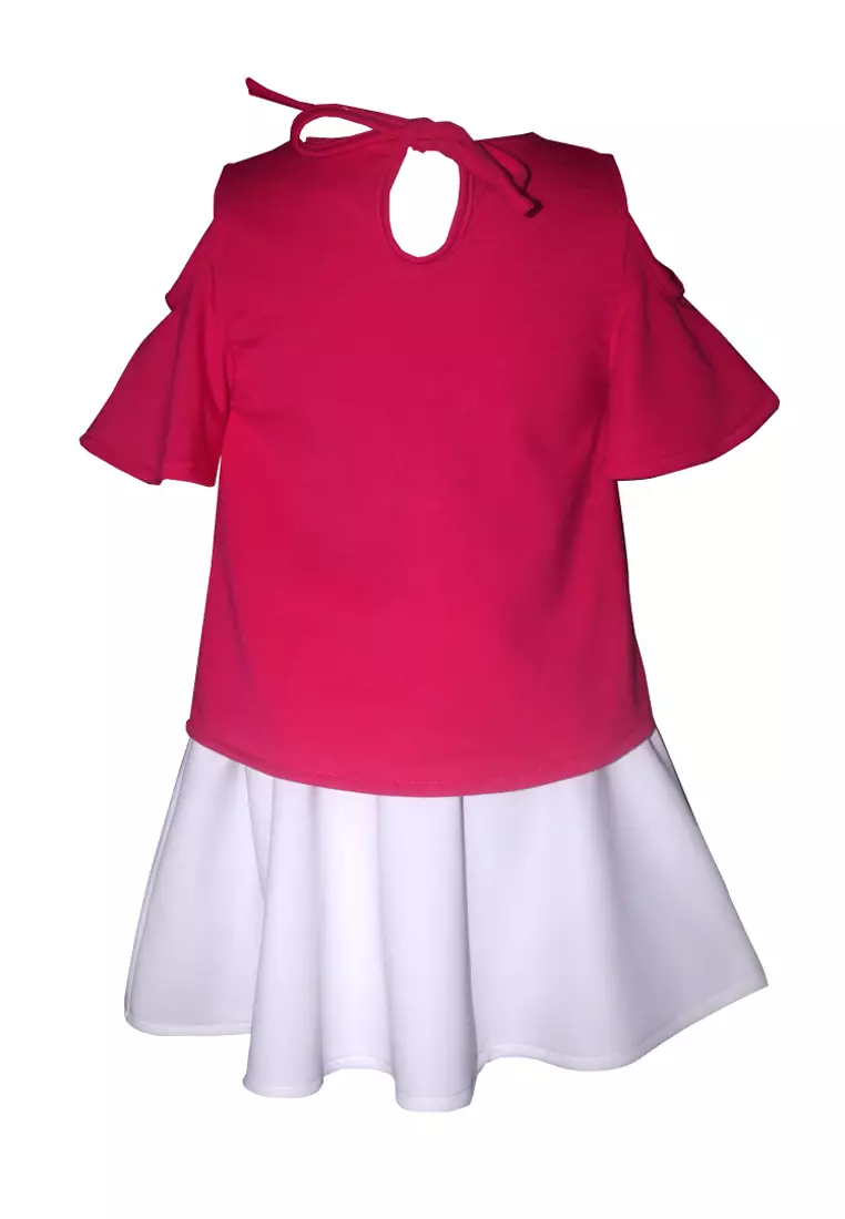 Two mix setelan anak perempuan lucu GRATIS tas lucu usia 1-6 thn 4125