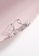 ZITIQUE silver Women's Diamond Embedded Flowers Cross Earrings - Silver E4152ACD11BBEAGS_2