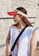 Twenty Eight Shoes red VANSA Fashion Color Matching Sunshade Empty Top Hat  VAW-H3012 CB5B4AC94AC893GS_4