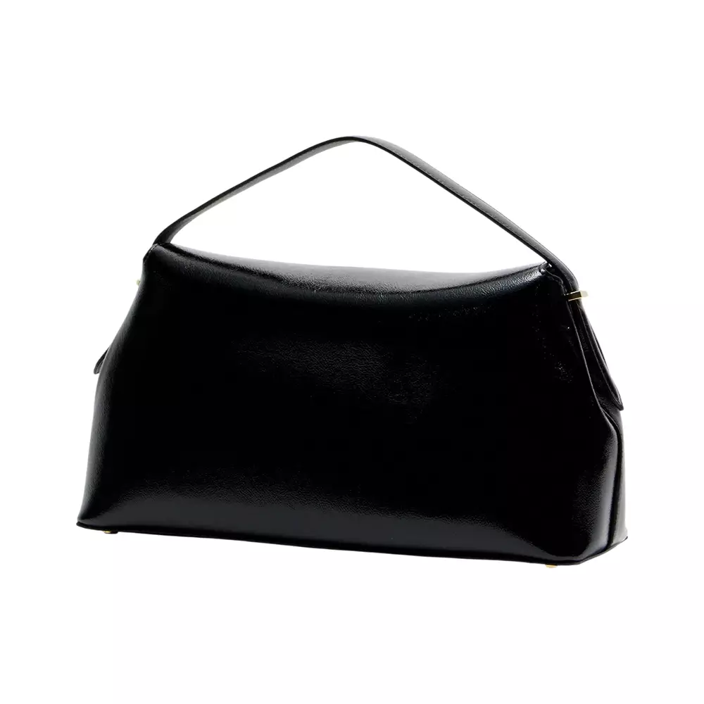 T-Lock Naplack Top Handle Bag Black