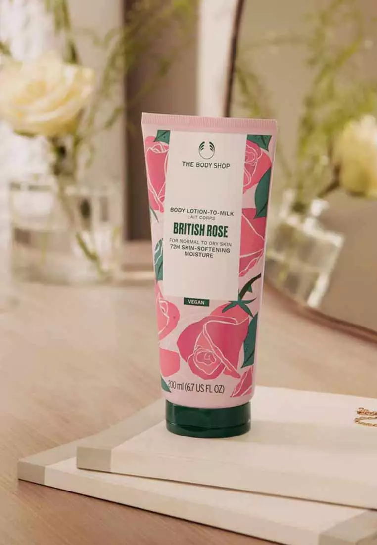 British Rose Lotion-to-Milk