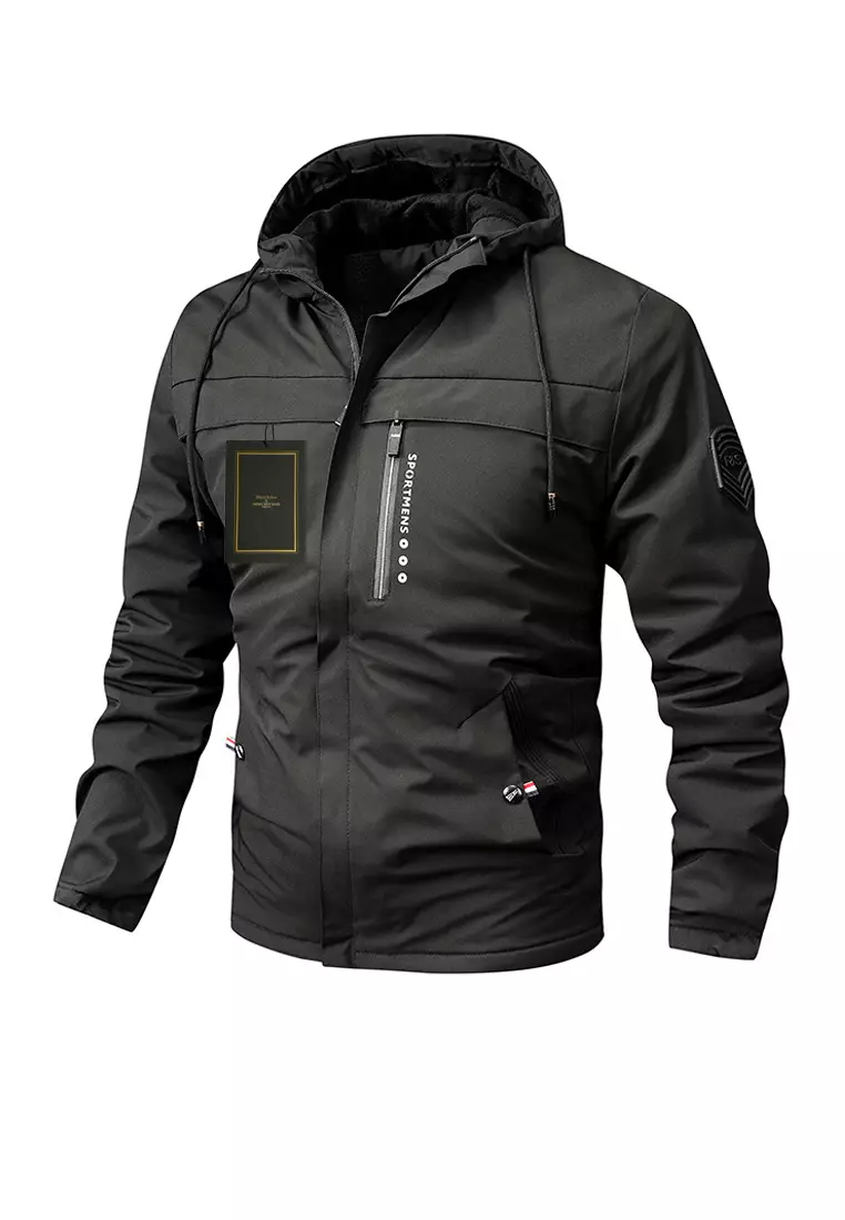 Thick Hooded Technical Jacket RF2017