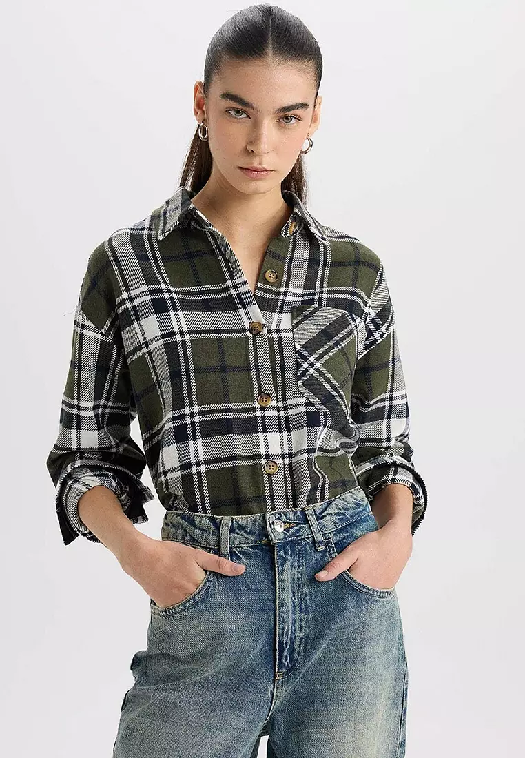 Checkered Flannel Lumberjack Shirt