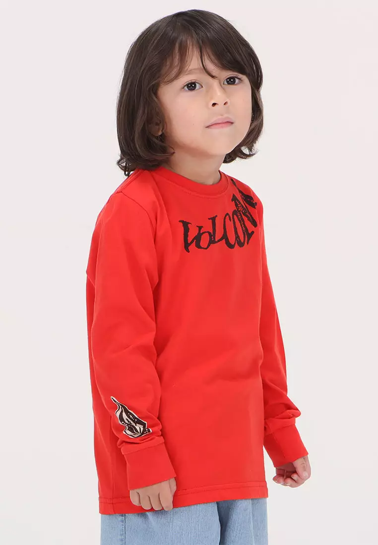 KLS CONTORT LONG SLEEVE TEE RED