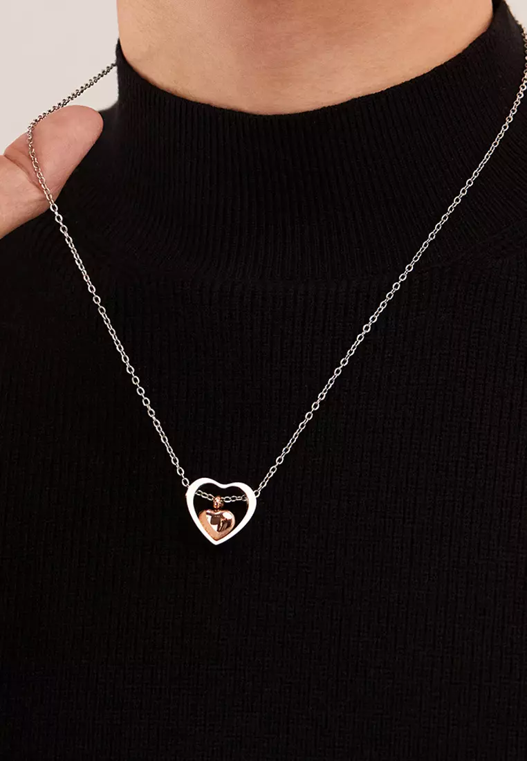 Heart Shape Pendants Necklace