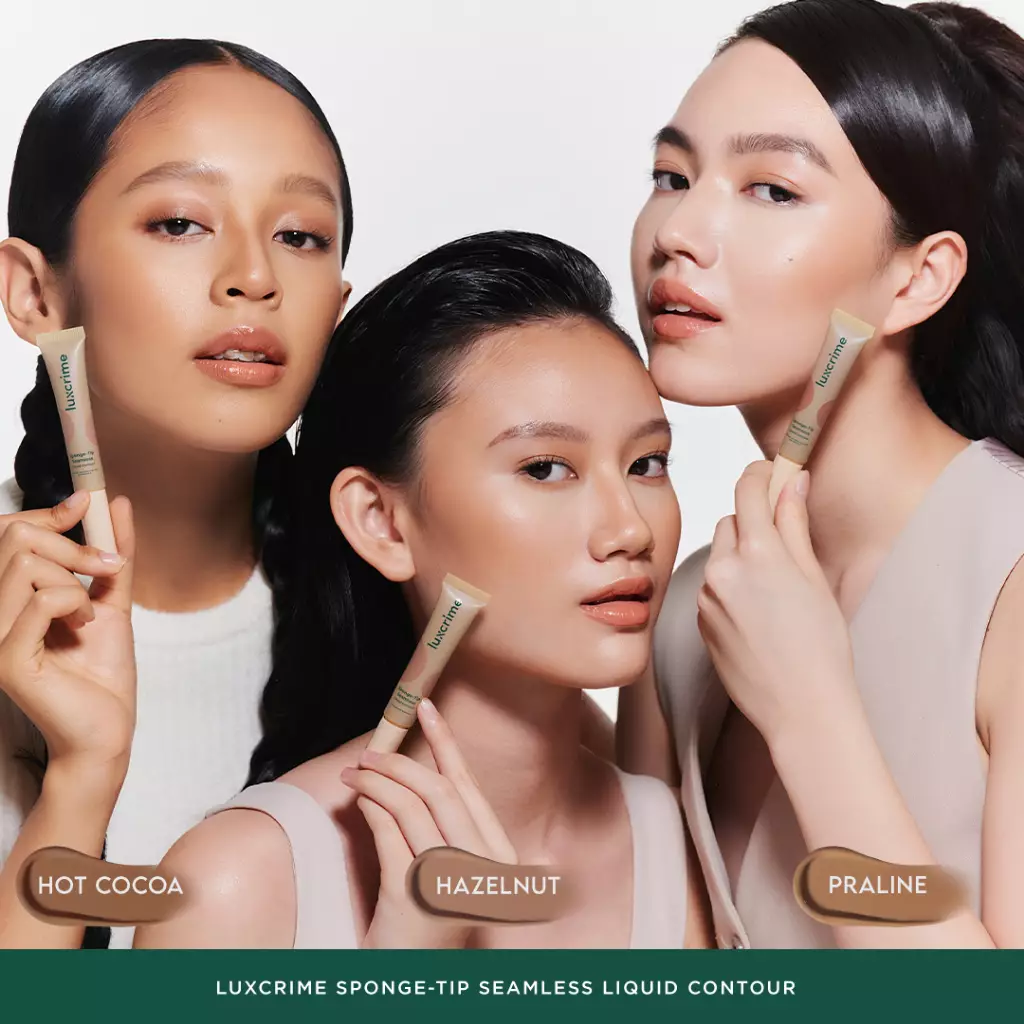 Luxcrime Sponge-Tip Seamless Liquid Contour - Praline