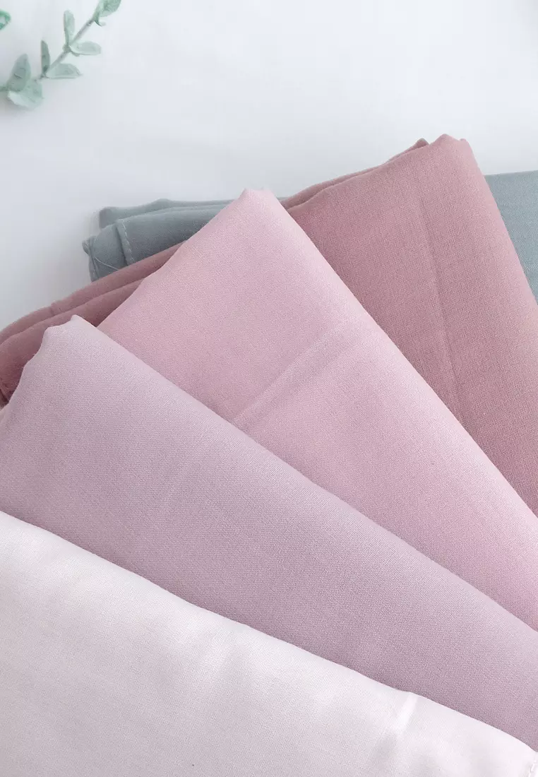 Pashmina Voal | Hijab Shawl | Pashmina 165cm x 70cm - Green Latte