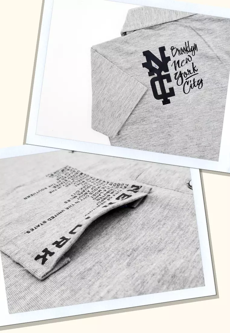 Wakakids Setelan Krah Polo Anak Laki Laki New York City 2671 Turkis