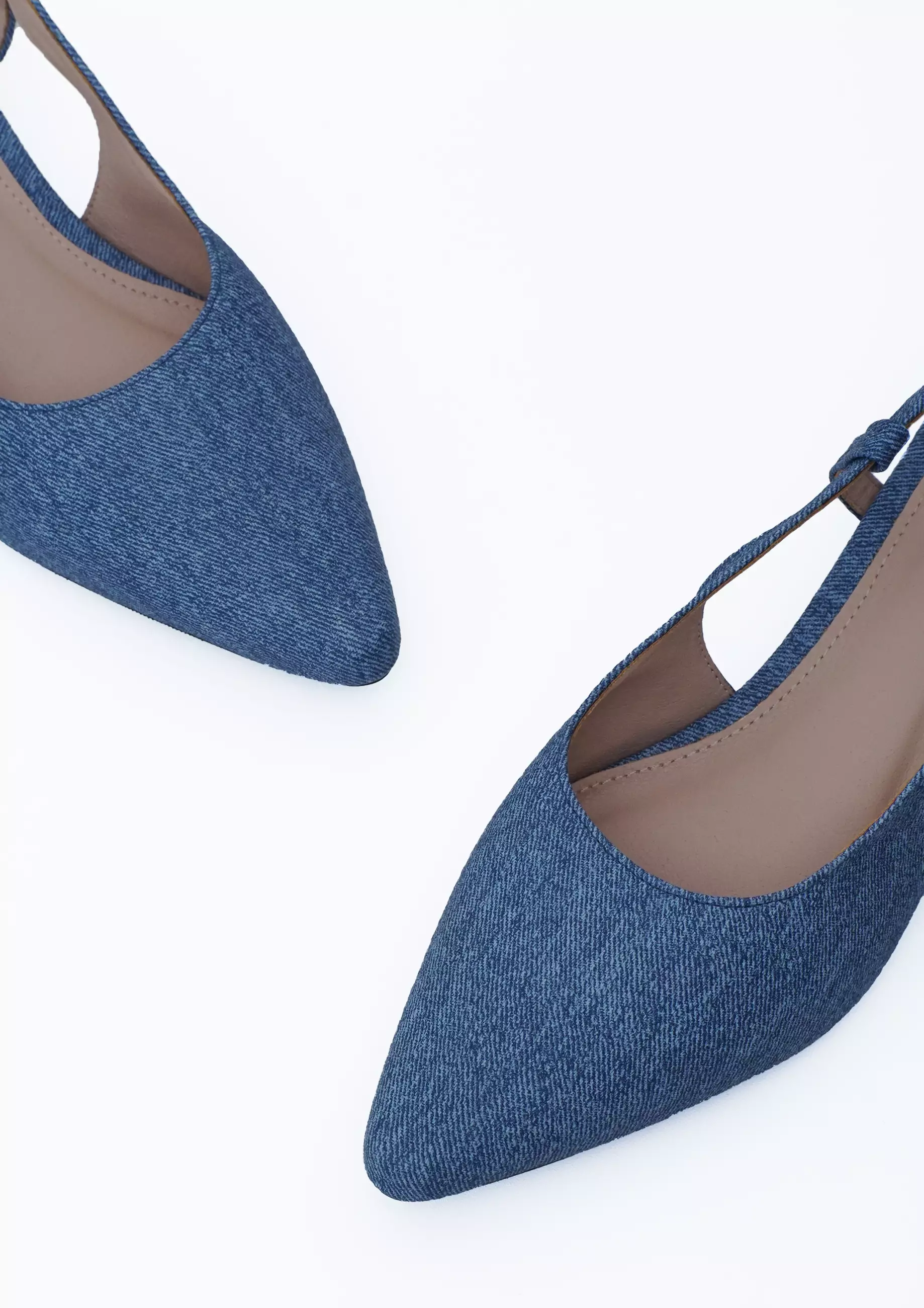 VIVI NICI - Maren Sepatu Sandal Wanita Hak 3 cm Matte Blue