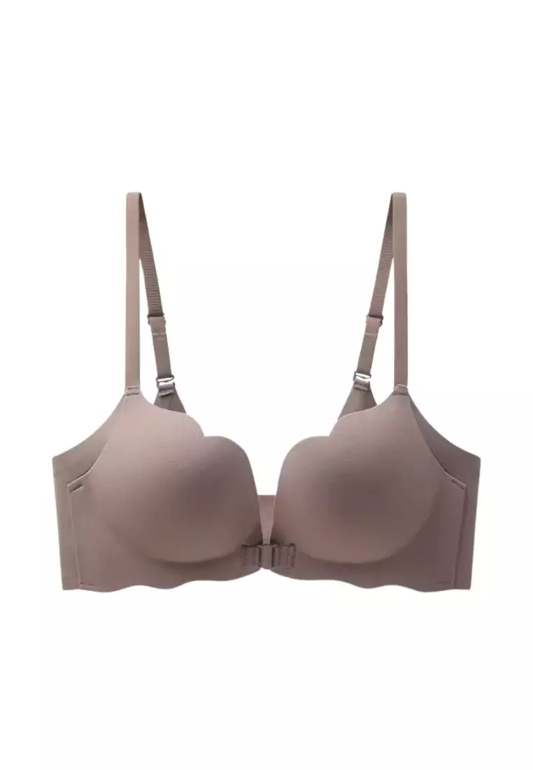 3 Pack Miley Wireless Bra Bundle - Brown, Pink, White