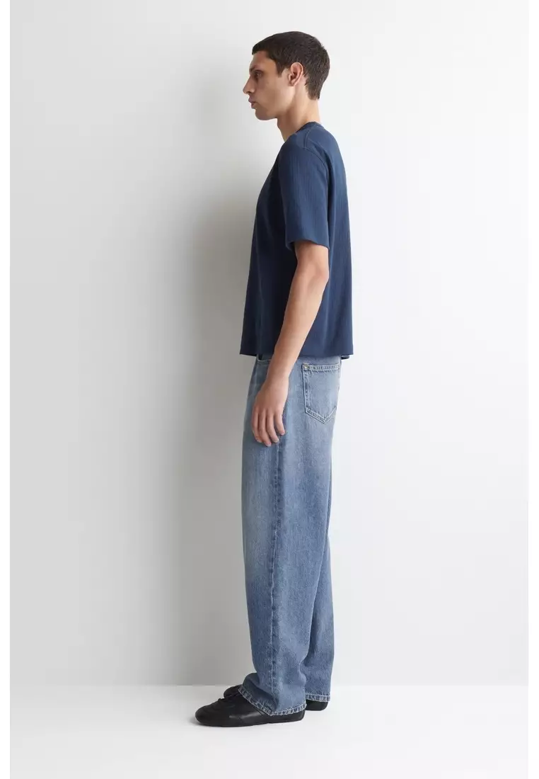 RIBBED JERSEY T-SHIRT