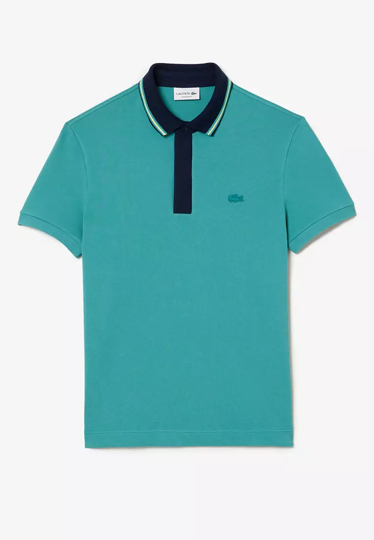 Buy Lacoste Smart Paris Contrast Collar Piqu Polo Shirt Online