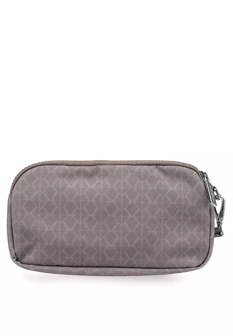 Printed Nylon Wristlet Pouch
