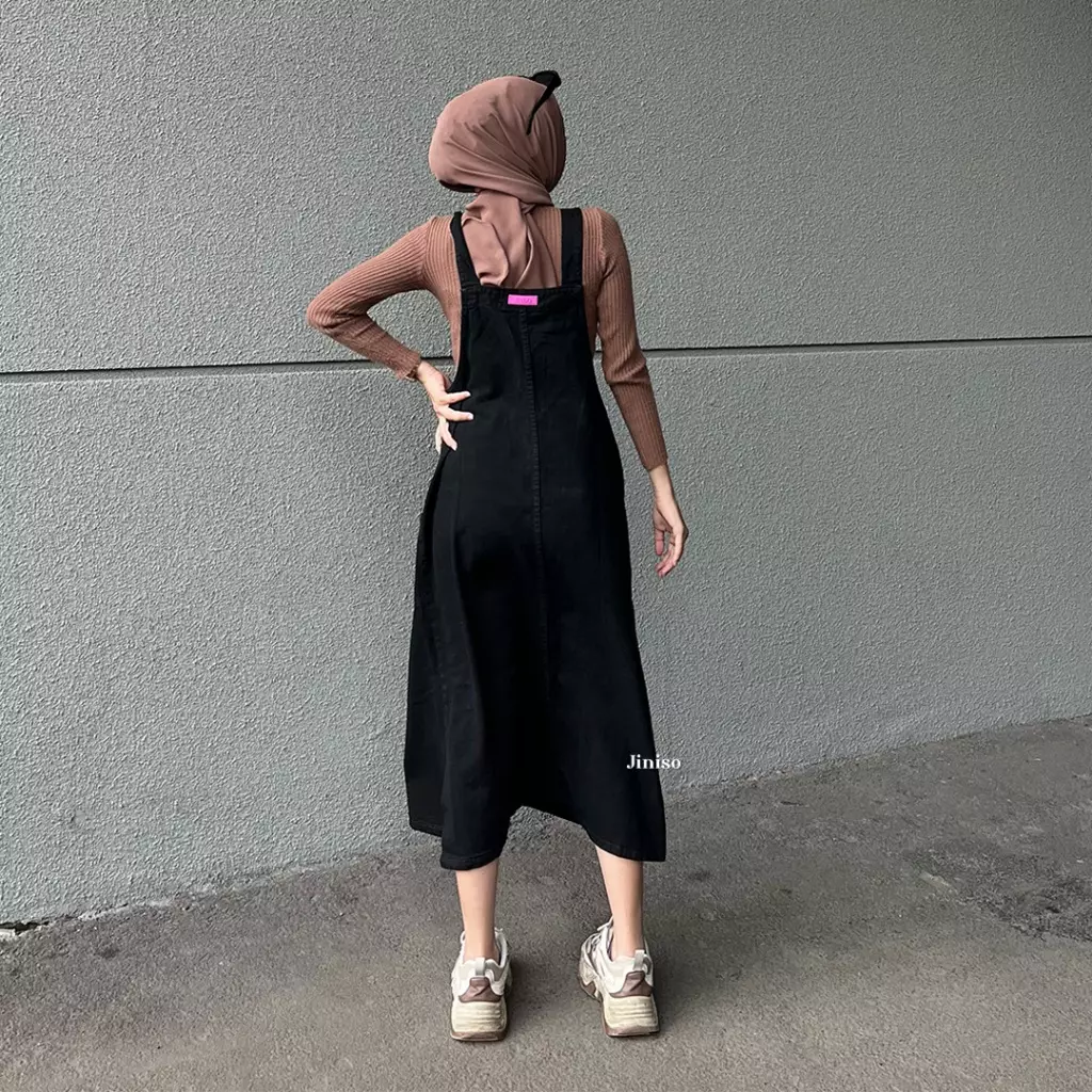 Jumpsuit 002 Overall Jeans Rok Panjang