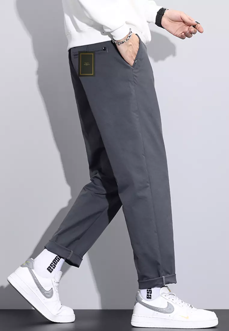 Tapered Mid Waist Suit Pants AY-L9875