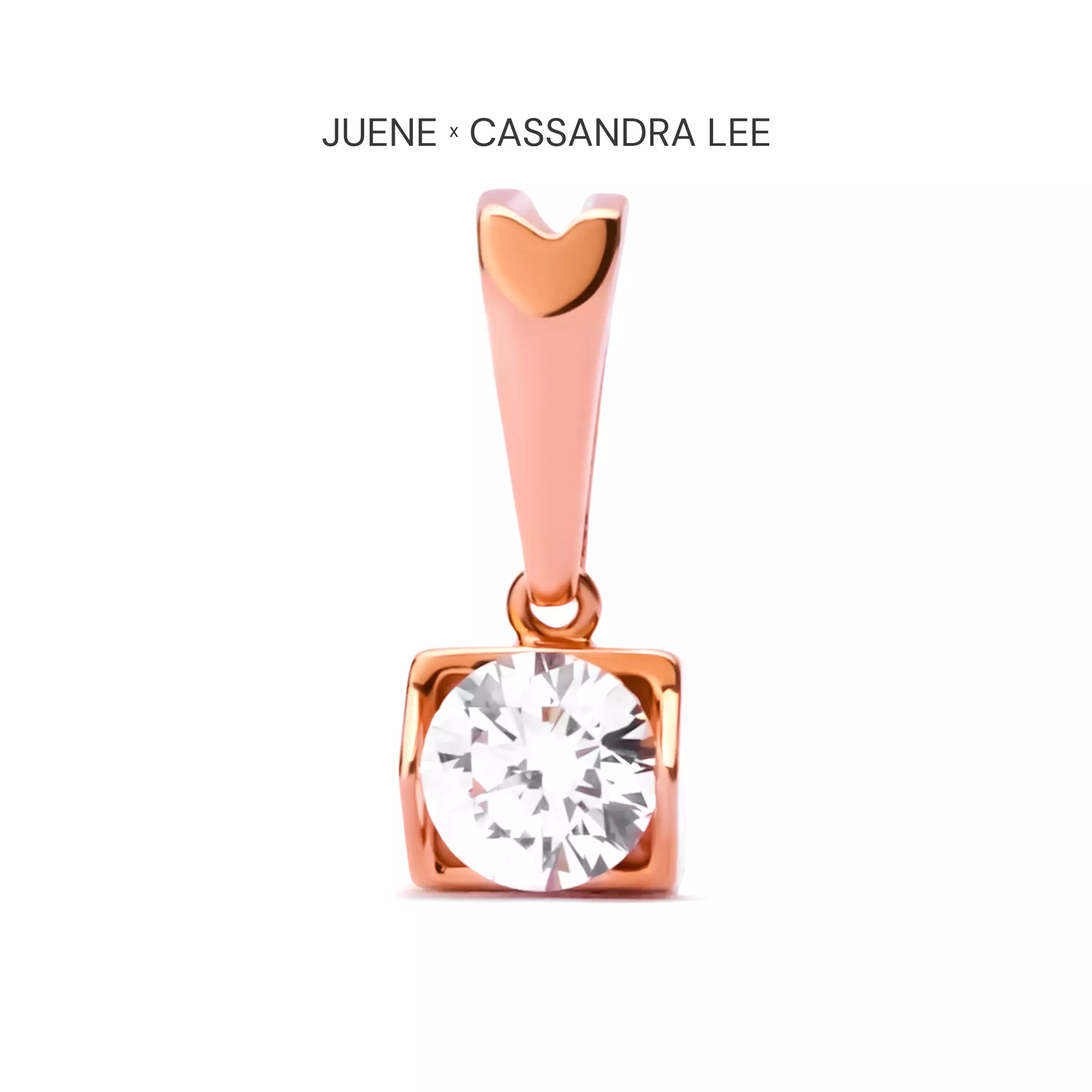 Liontin Emas 7k - Cheer Gold Pendant - Juene x Cassandra Lee Enchanted Collection - Juene Jewelry