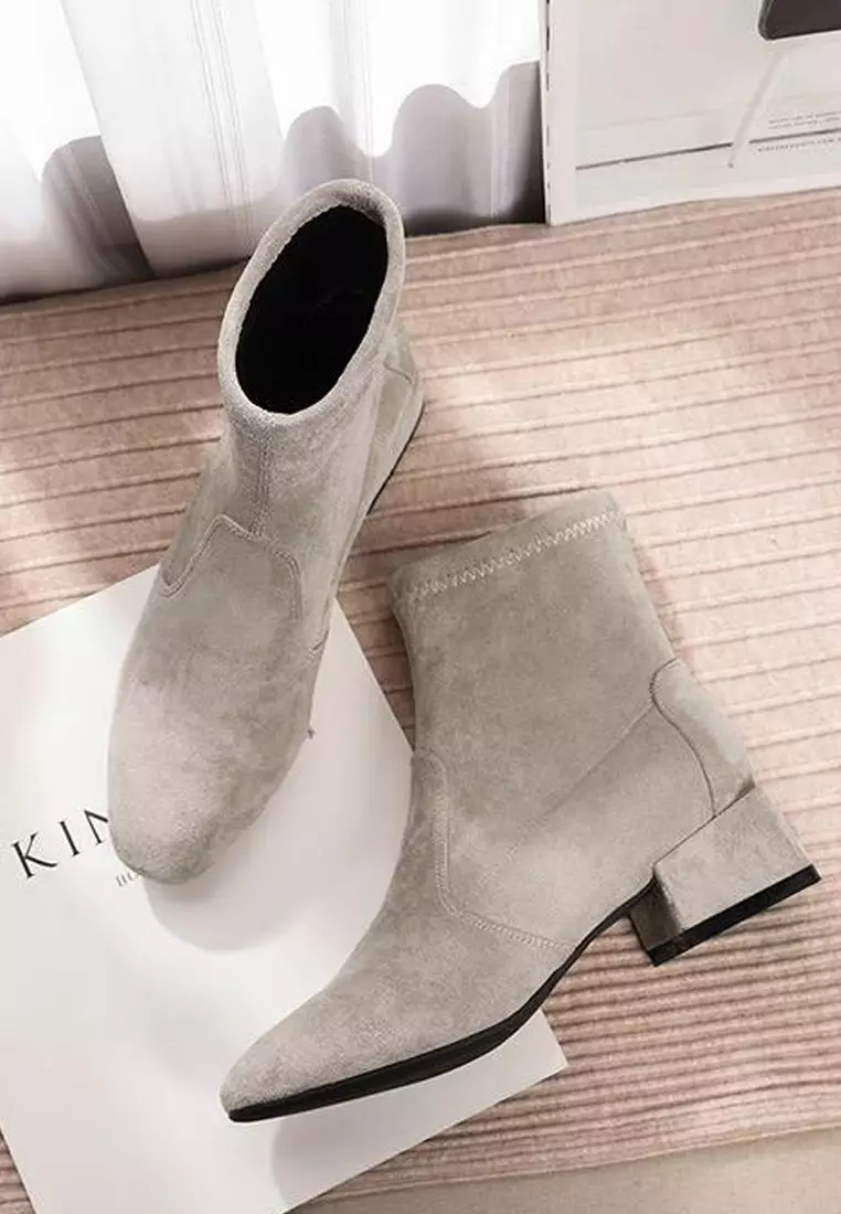 Next grey suede ankle boots 2025