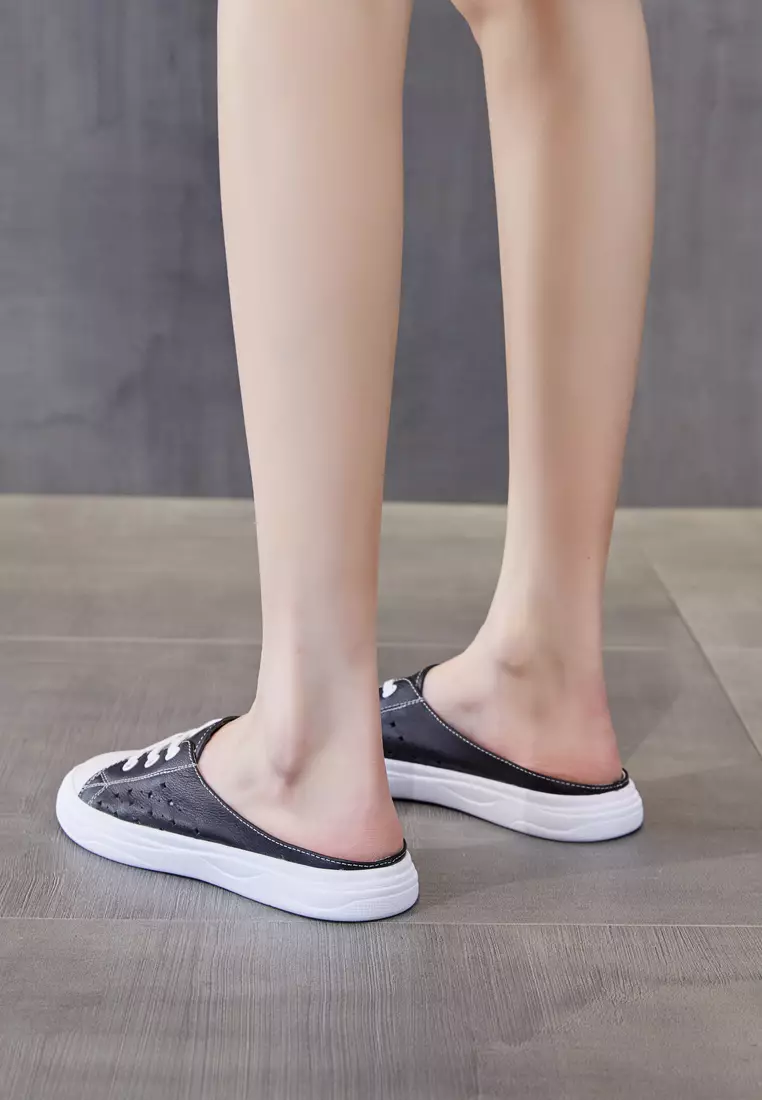 Cow Leather Breathable Slip-Ons RX2166