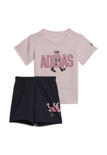 ADIDAS pink graphic summer set (gender neutral) 5EA41KAFE57CD9GS_1