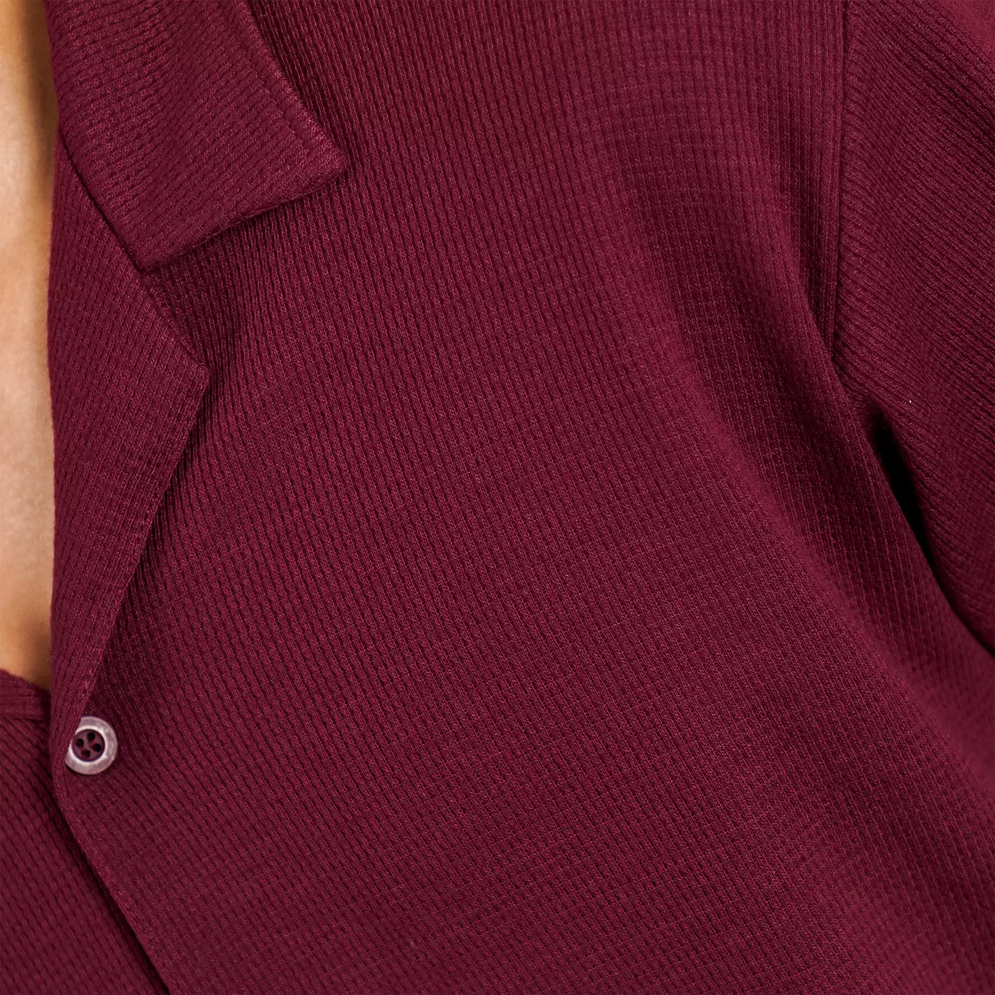 Matsuda Kemeja Pria Lengan pendek Waffle Kasual Sagae