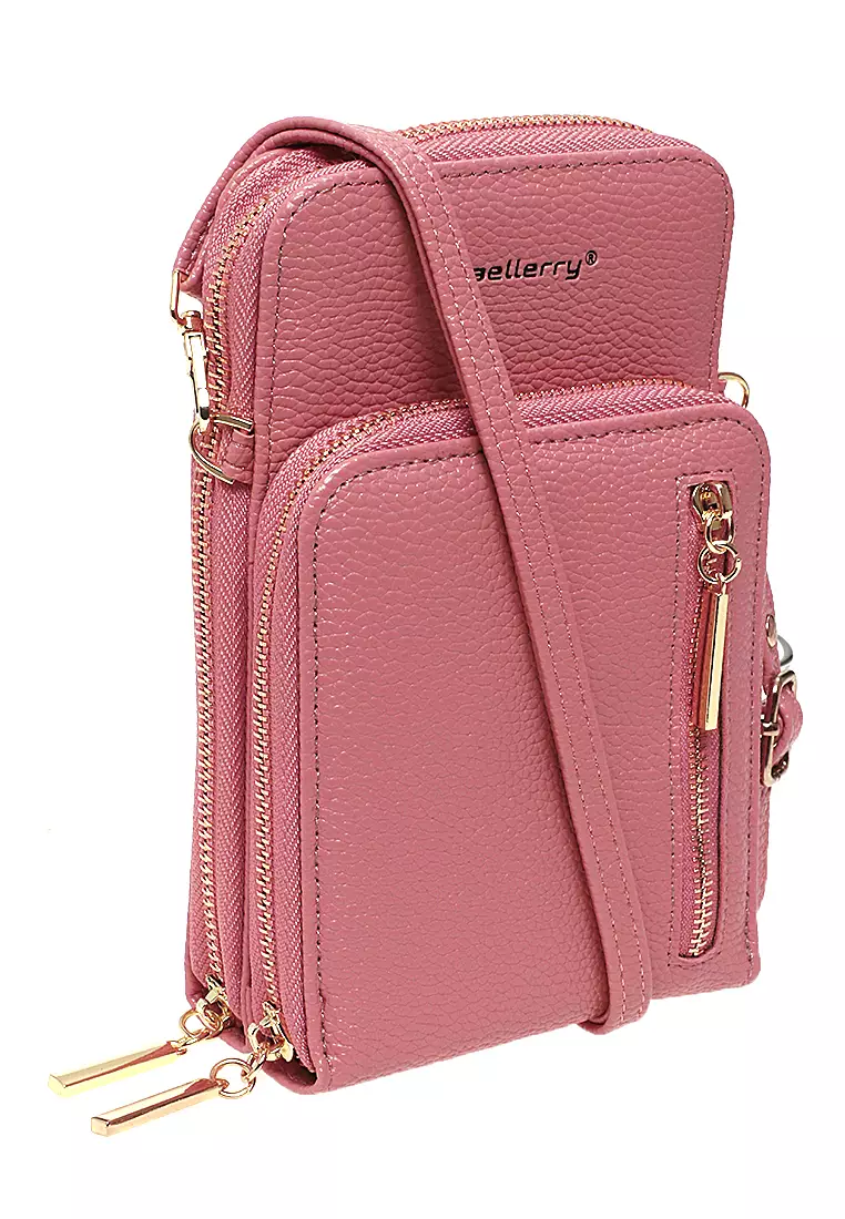 Sling Bag Tas Selempang Wanita Dompet HP Multifungsi Many Slot Material PU Leather ORIGINAL