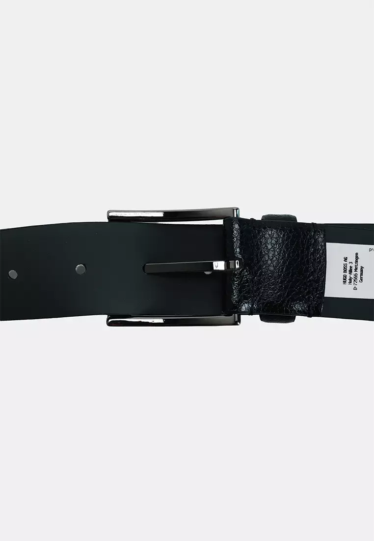 Grained Leather Belt - BOSS Business