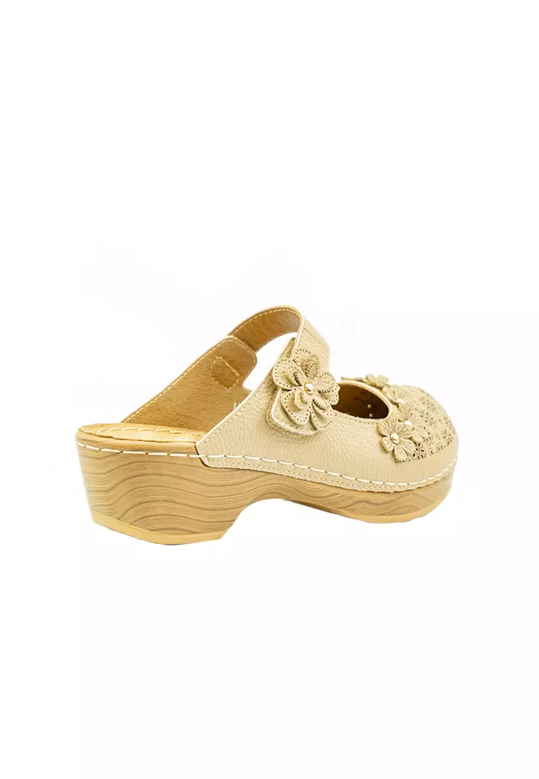 Women's Mules LY 28381Dark Beige C70
