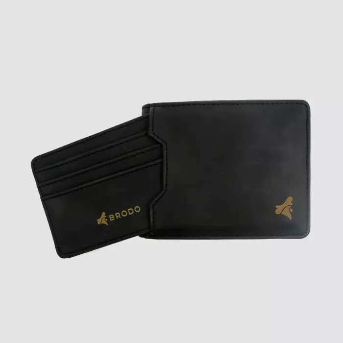 BRODO - Dompet Pria Leftscape Wallet Black