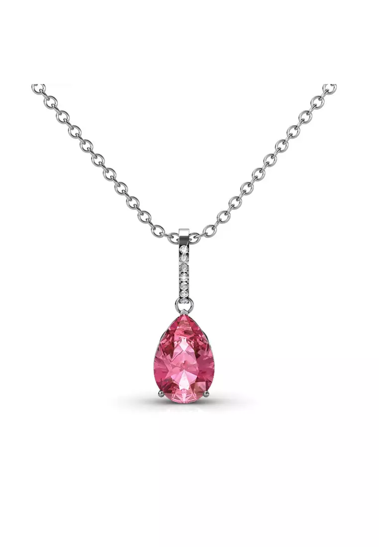 Her Jewellery ON SALES Her Jewellery Dew Drop Pendant Pink