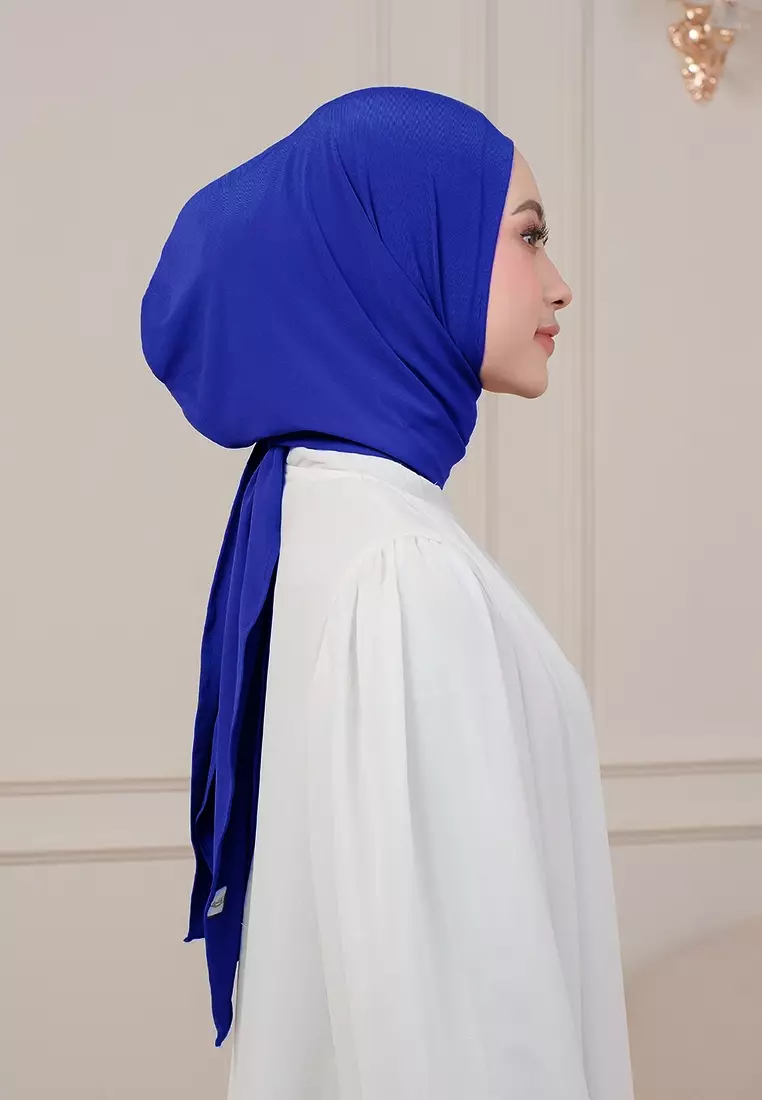 HIJAB INSTAN QIARA - ELECTRIC BLUE