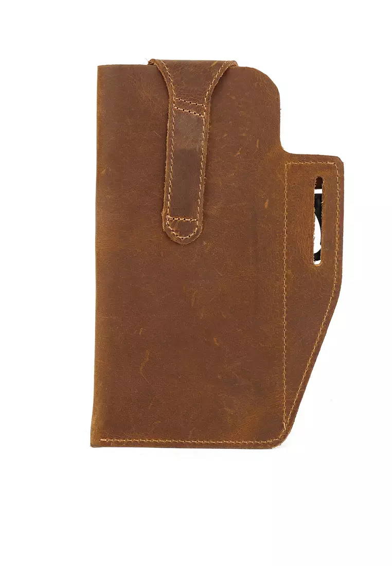 Handmade Leather Waist Pouch QYE6543