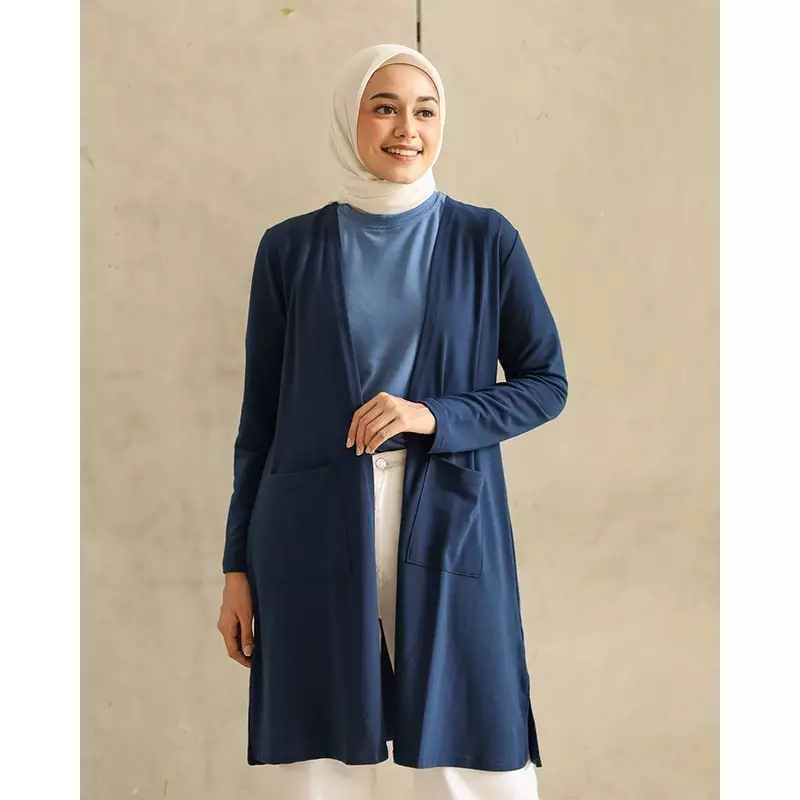 Geulis.id BASIC OUTER BASIC COLOR (6 warna) Outerwear - NAVY