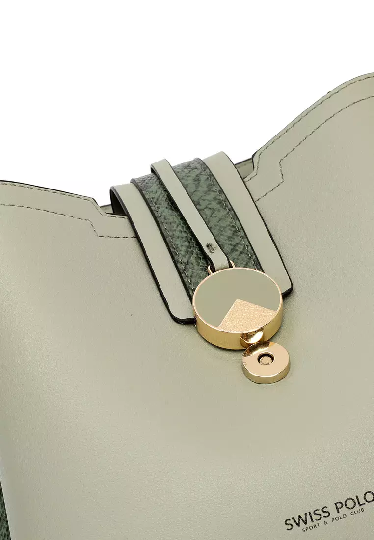 Top Handle Bag / Sling Bag / Crossbody Bag - Green