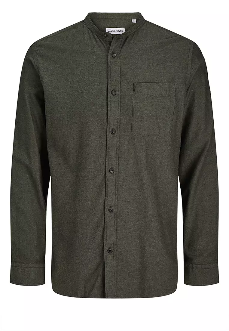 Long Sleeve Melange Shirt