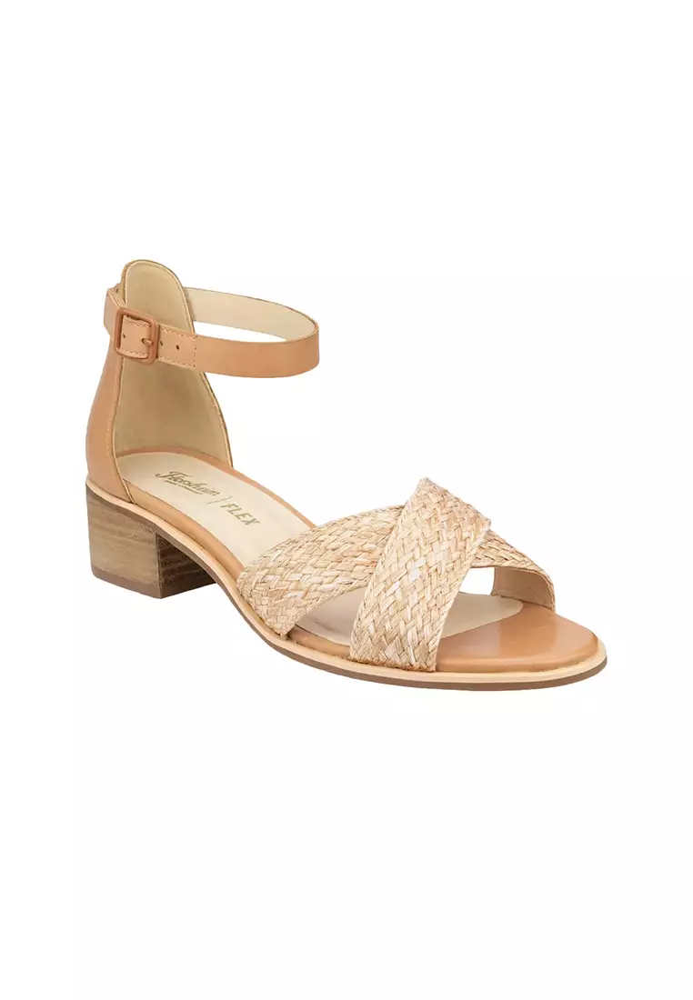 STEPHANIE Open Toe Block Heel Sandal